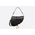 Dior Saddle Bag With Strap Black Grained Calfskin M0455CBAA_M900