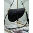 Dior Saddle Bag With Strap Black Grained Calfskin M0455CBAA_M900