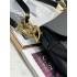 Dior Saddle Bag With Strap Black Grained Calfskin M0455CBAA_M900
