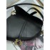 Dior Saddle Bag With Strap Black Grained Calfskin M0455CBAA_M900