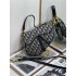 Dior Saddle Bag with Strap Blue Dior Oblique Jacquard M0455CTZQ_M928