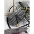 Dior Saddle Bag with Strap Blue Dior Oblique Jacquard M0455CTZQ_M928