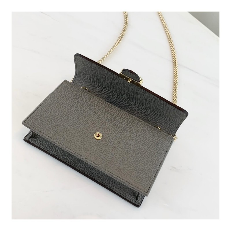 Gucci Leather Interlocking GG Crossbody Bag 510314