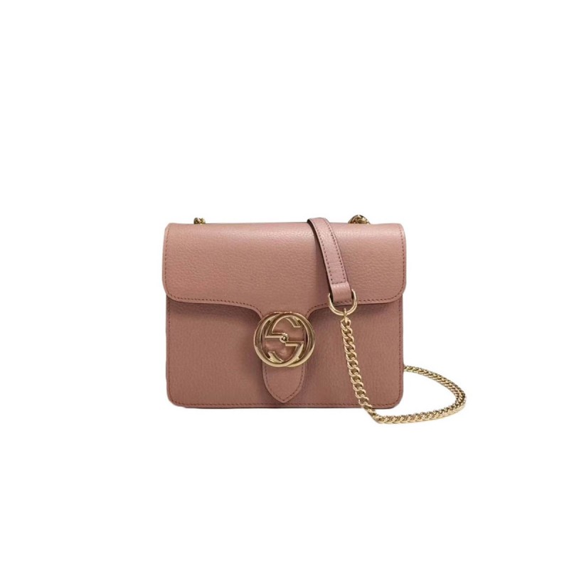 Gucci Interlocking Chain Leather Cross Body Bag 510304