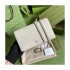 Gucci Textured Leather GG Marmont Mini Chain Bag 497985