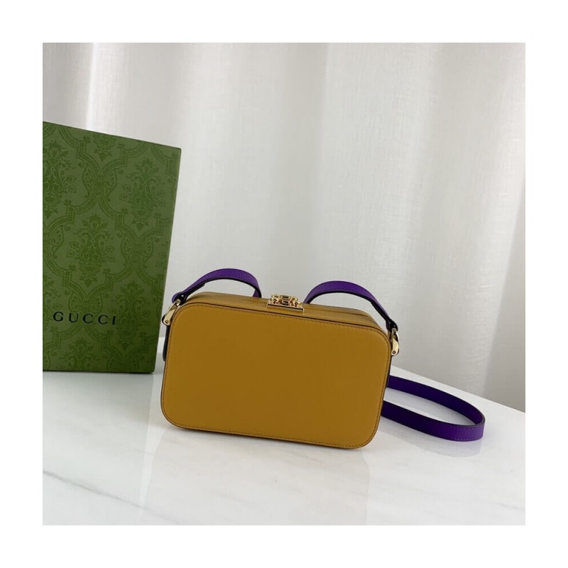 Gucci Interlocking G Mini Bag in White Leather 658230