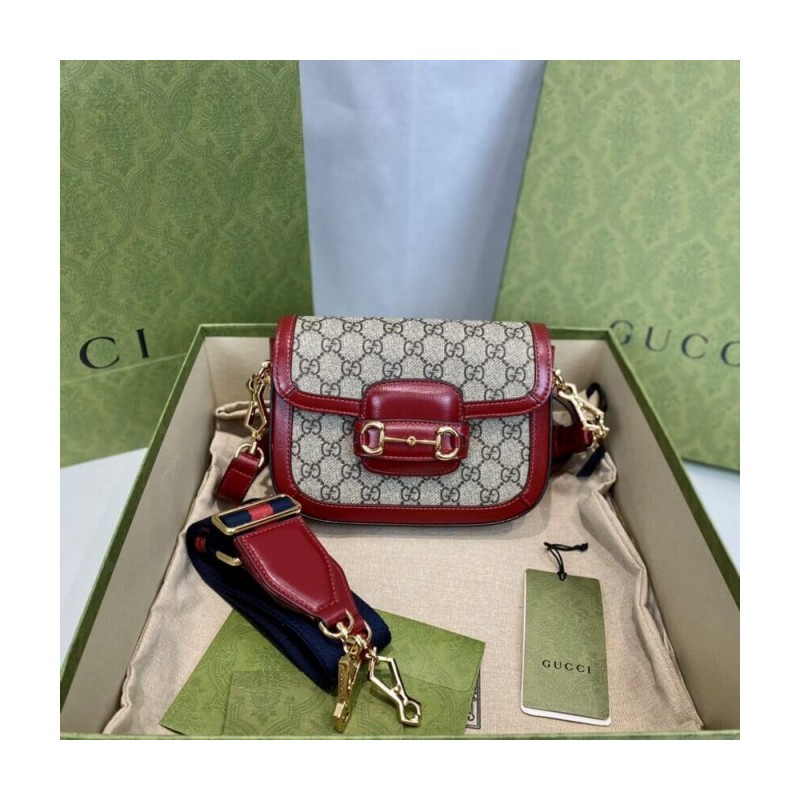 Gucci Horsebit 1955 Mini Bag in GG Supreme 658574