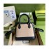 Gucci Horsebit 1955 Mini Top Handle Bag 640716 in Beige Canvas