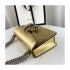 Gucci Dionysus Small Shoulder Bag in Gold Lame Leather 499623