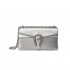 Gucci Dionysus Small Shoulder Bag in Silver Lame Leather 499623