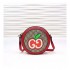 Gucci GG Apple Print Round Shoulder Bag 625216