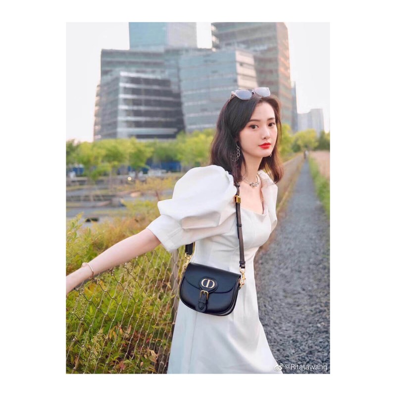 Christian Dior Small Bobby Bag In Box Calfskin M9317