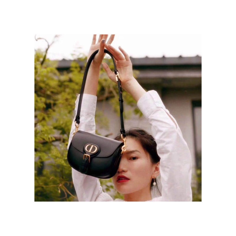 Christian Dior Small Bobby Bag In Box Calfskin M9317