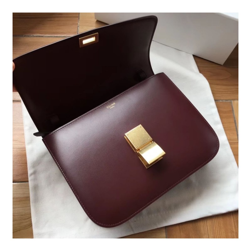 Celine Medium Classic Bag in Box Calfskin 189173