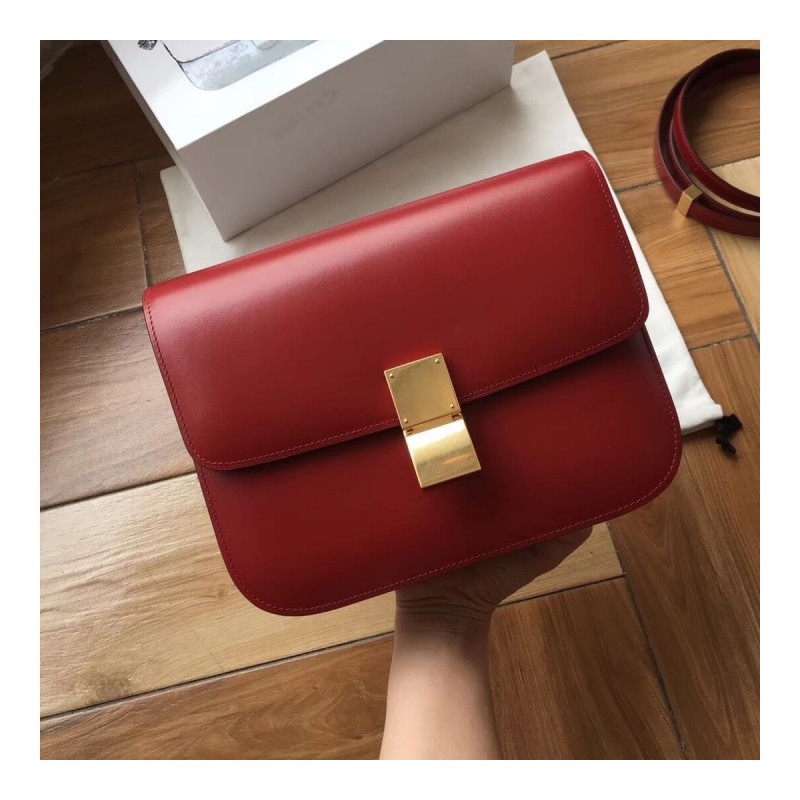 Celine Medium Classic Bag in Box Calfskin 189173