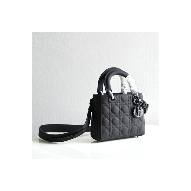 Lady Dior My ABCDior Bag in Ultramatte Cannage Calfskin M0538