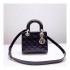 Christian Dior Patent Calfskin Small Lady Dior Bag M0531