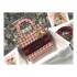 Dior Medium Lady D-Lite Dioramour Bag in Dots Embroidery M0565
