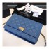 Chanel Quilted Caviar Leboy Woc Chain Bag 80287