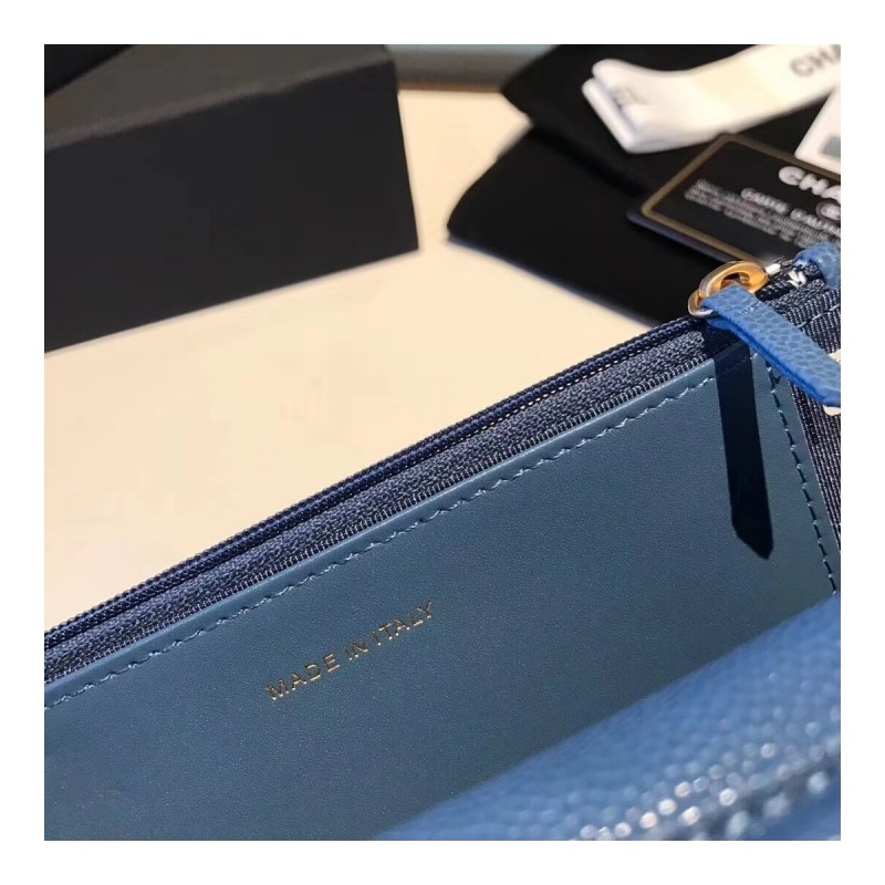 Chanel Quilted Caviar Leboy Woc Chain Bag 80287