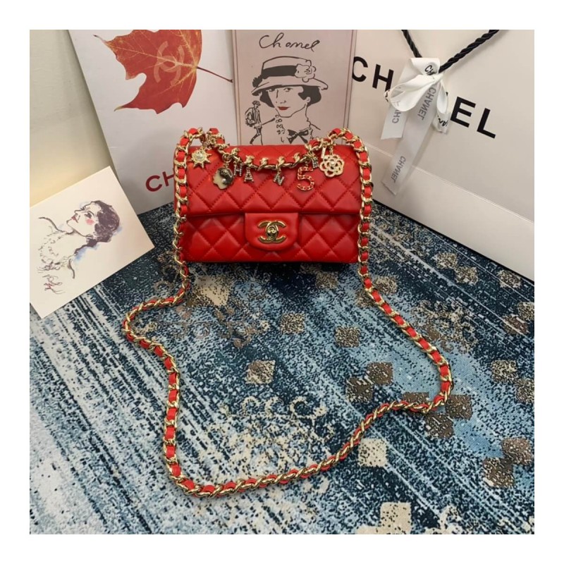Chanel Lambskin Flap Bag AS2326