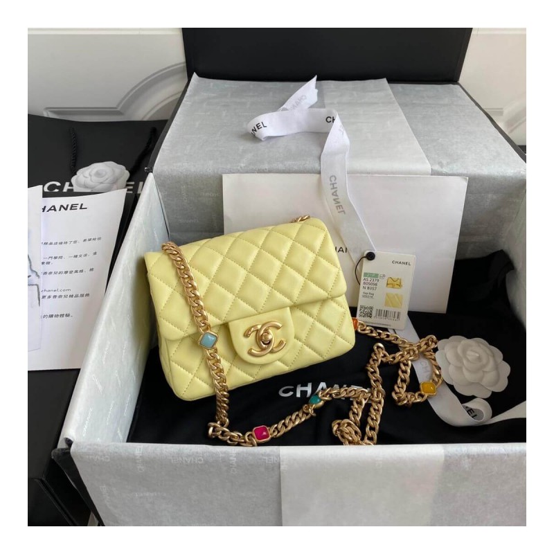 Chanel Mini Square Resin Bag AS2379