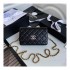 Chanel Zirconium Crystal CC Logo Wallet on Chain AP1943