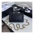 Chanel Zirconium Crystal CC Logo Wallet on Chain AP1943