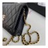 Chanel Zirconium Crystal CC Logo Wallet on Chain AP1943