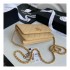 Chanel Zirconium Crystal CC Logo Wallet on Chain AP1943
