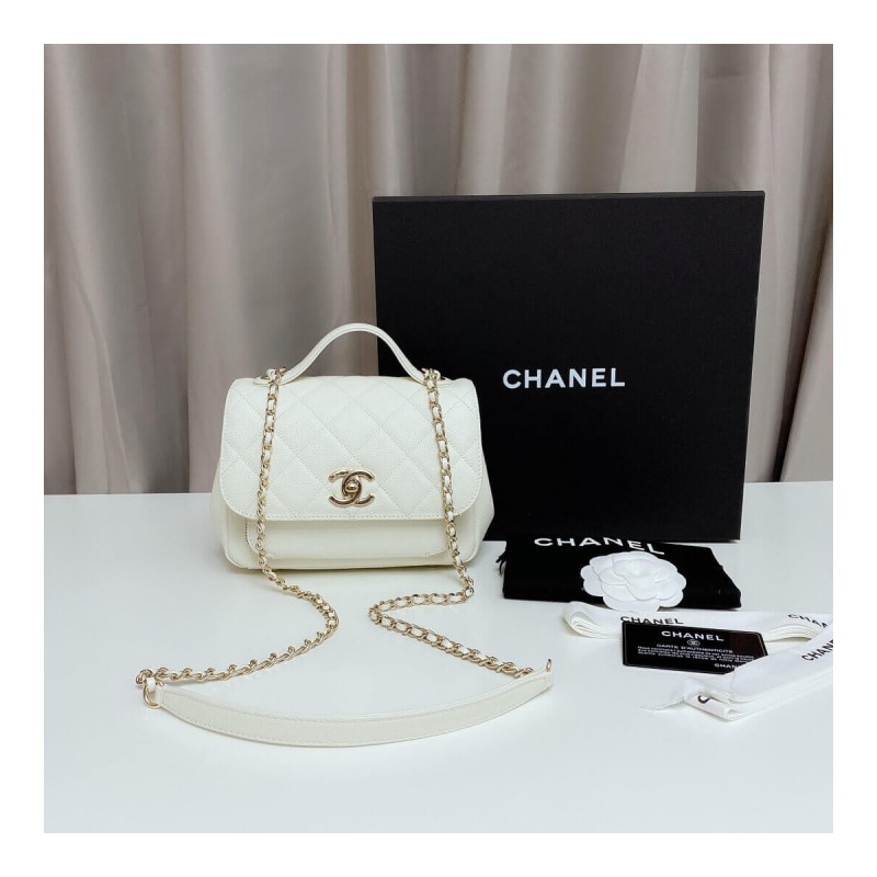 Chanel Quilted Caviar Leather Small Business Affinity Bag A93749
