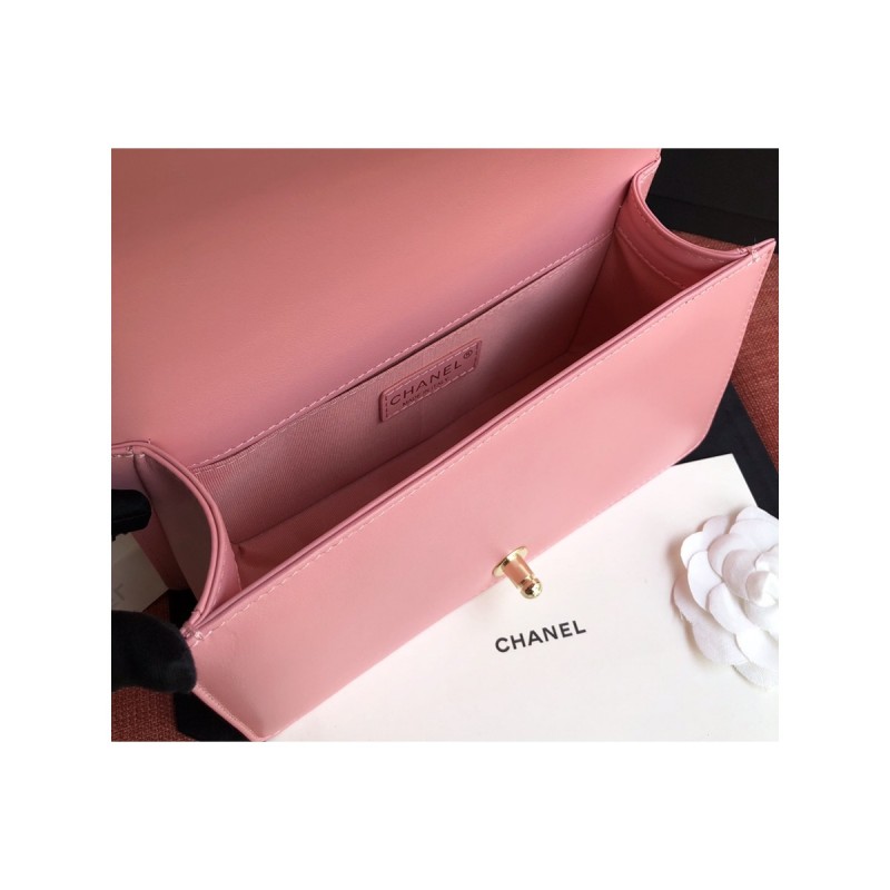 Chanel Imitation Pearls Boy Chanel Handbag A67086