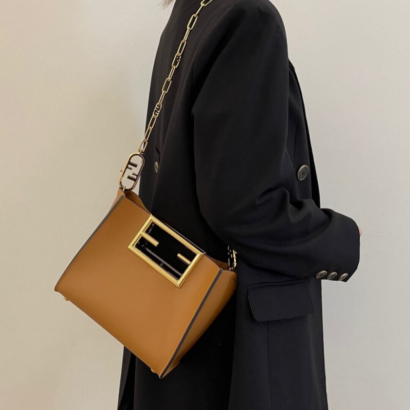 Fendi Calf Leather Small Way Bag 8BS054