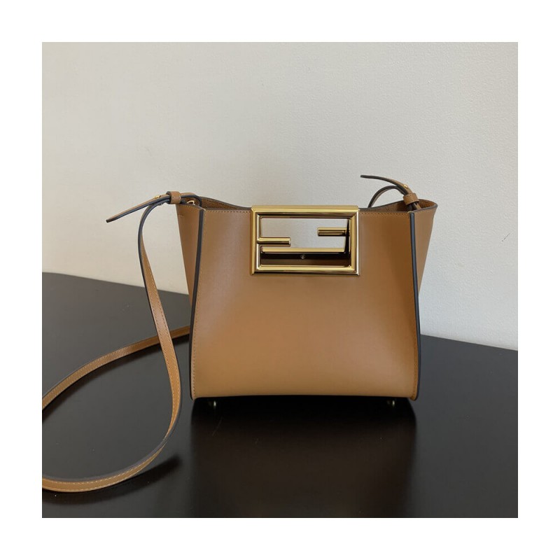 Fendi Calf Leather Small Way Bag 8BS054