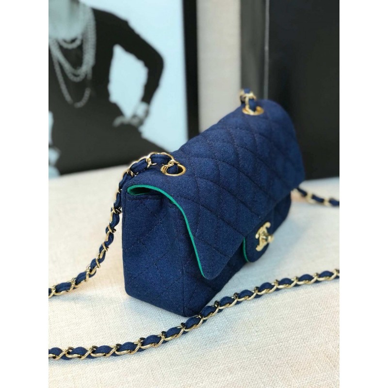 Chanel Jersey Classic Handbag A01112