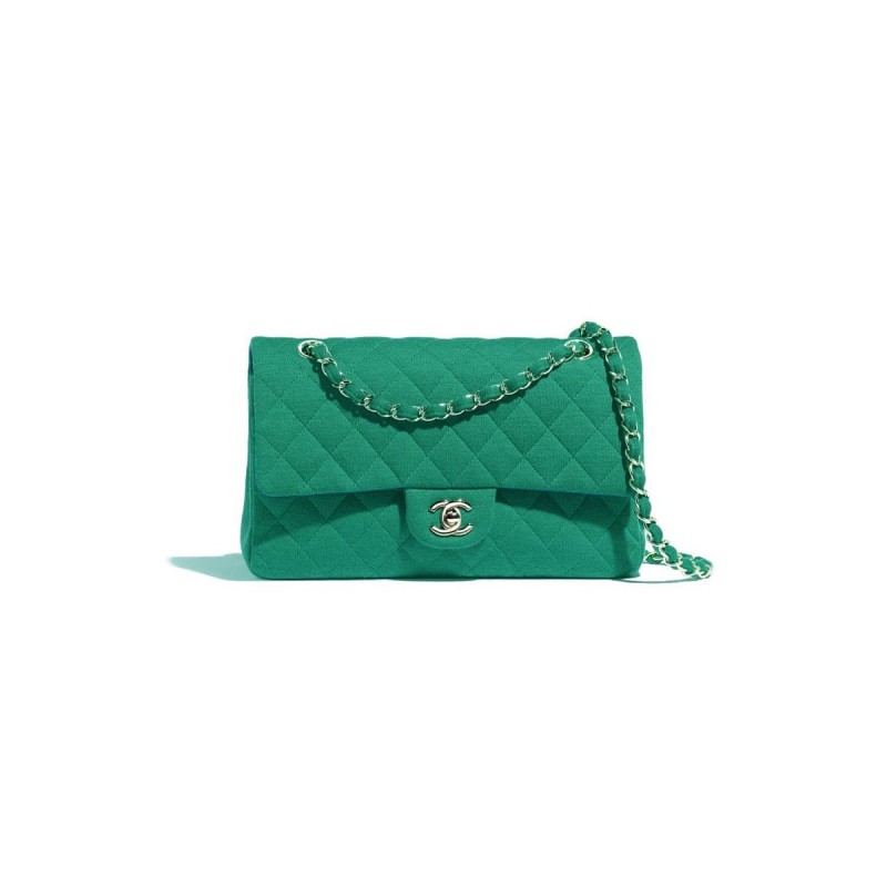 Chanel Jersey Classic Handbag A01112
