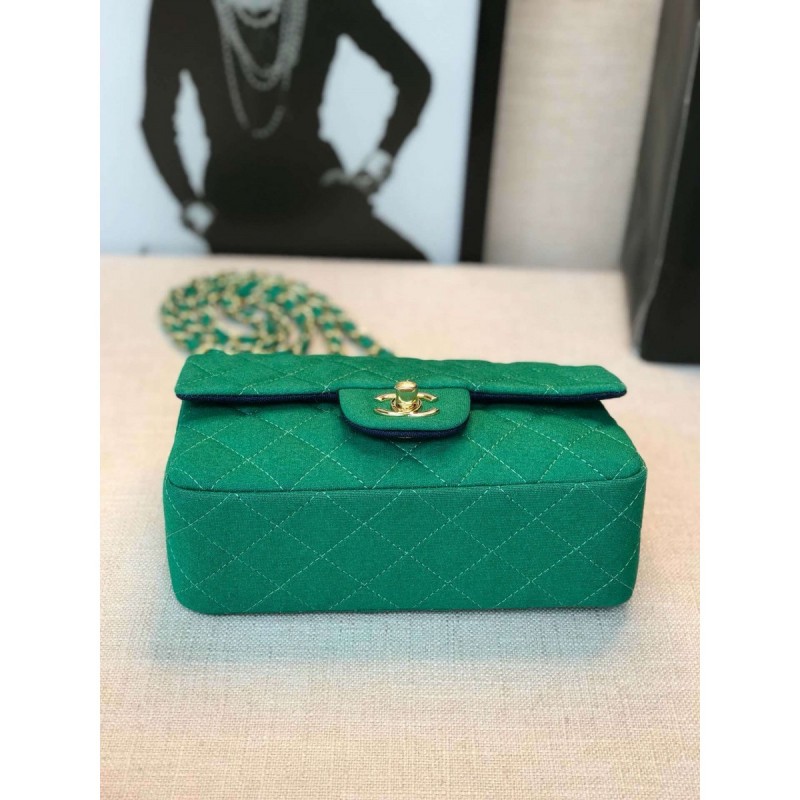 Chanel Jersey Classic Handbag A01112