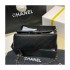 Chanel Lambskin Mini Flap Bag With Top Handle Black AS2431 with Charms