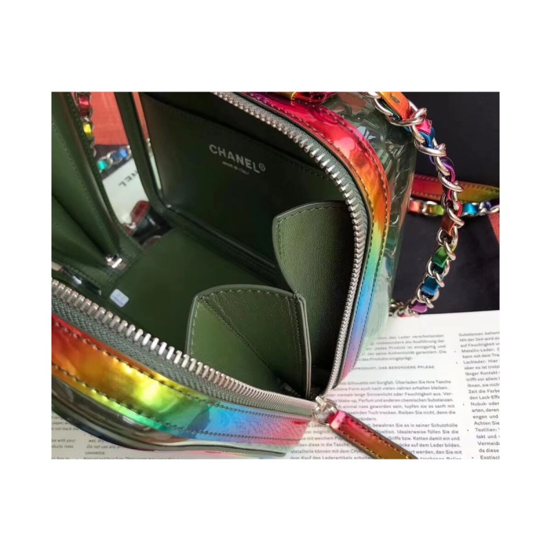 Chanel Vanity Case In Multicolour PVC A93343