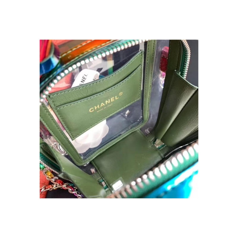 Chanel Vanity Case In Multicolour PVC AS0988