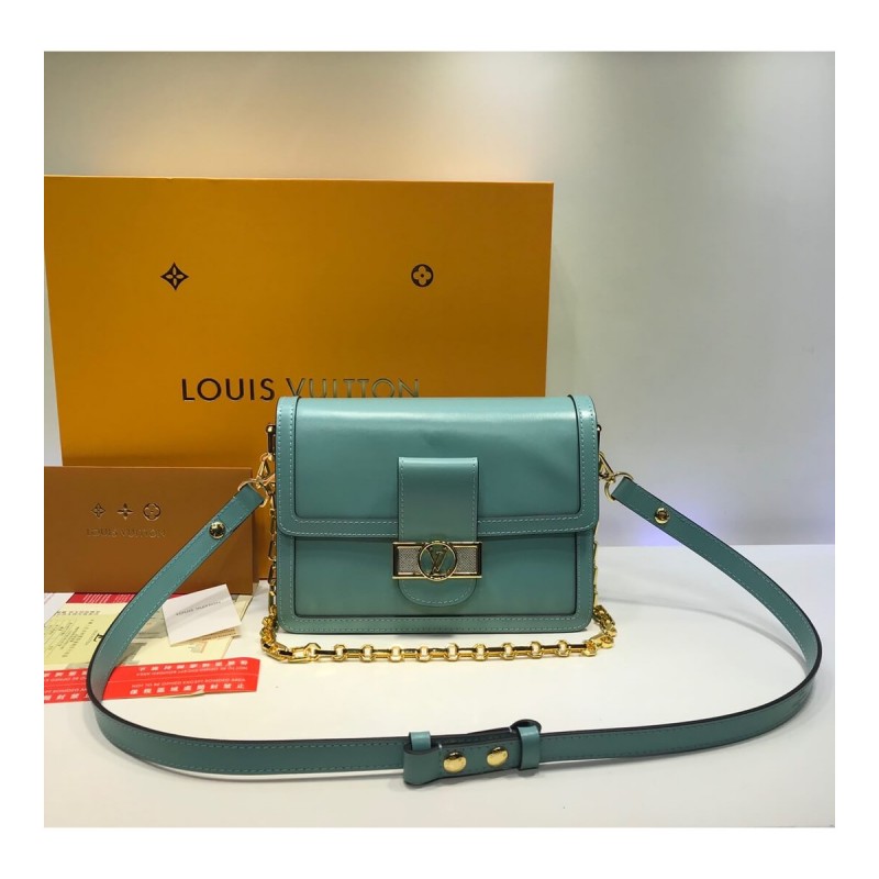 Louis Vuitton Smooth Calfskin Leather Dauphine MM M55735 M55821