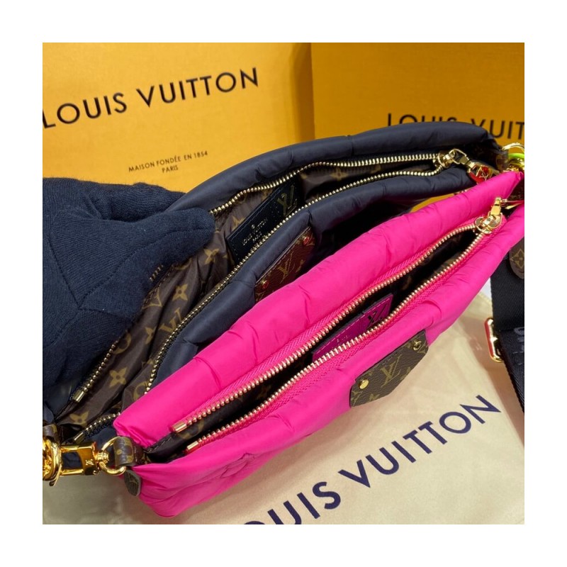 Louis Vuitton Econyl Maxi Multi Pochette Accessoires M58980 Black/Fuchsia