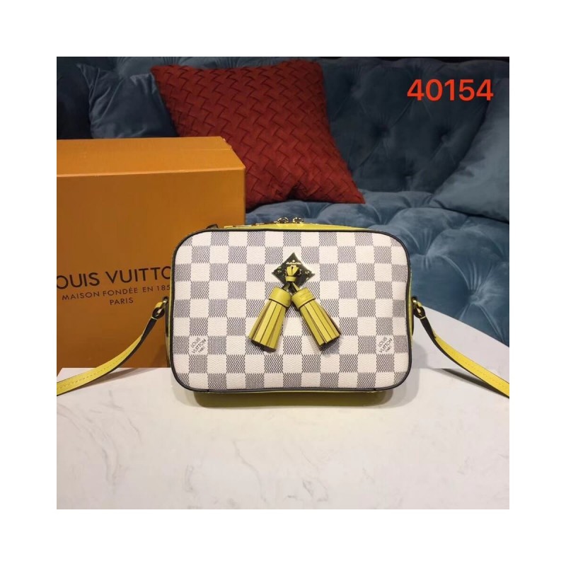 Louis Vuitton Damier Azur Canvas Saintonge N40154