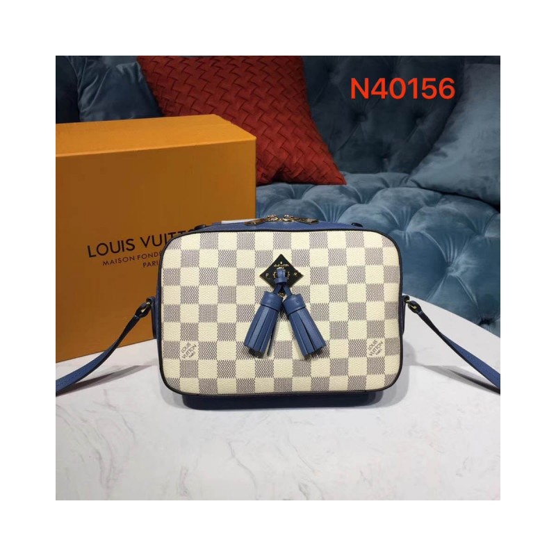 Louis Vuitton Damier Azur Canvas Saintonge N40154