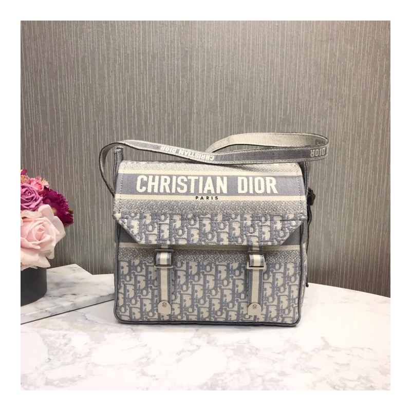 Christian Dior Oblique Embroidery Diorcamp Bag M1291