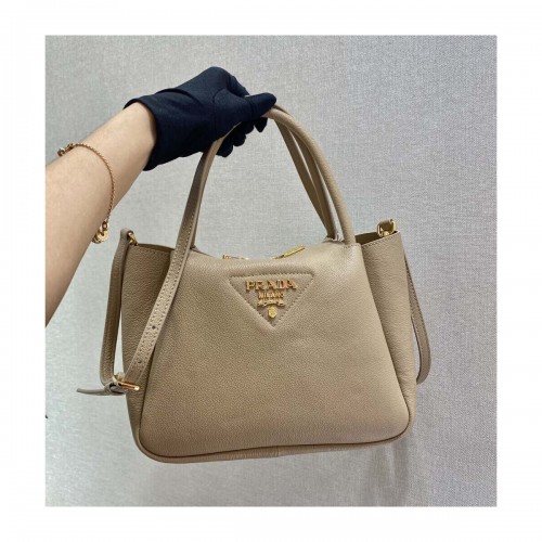 Prada Deerskin Leather Should Tote Bag 1BC145