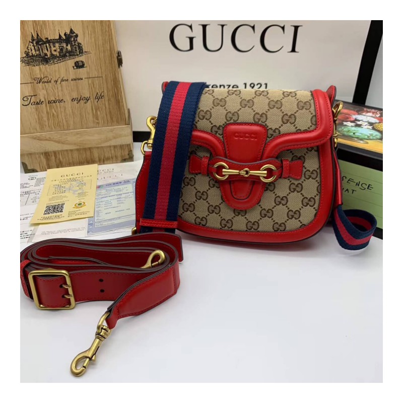 Gucci Lady Web Original GG Shoulder Bag 384821