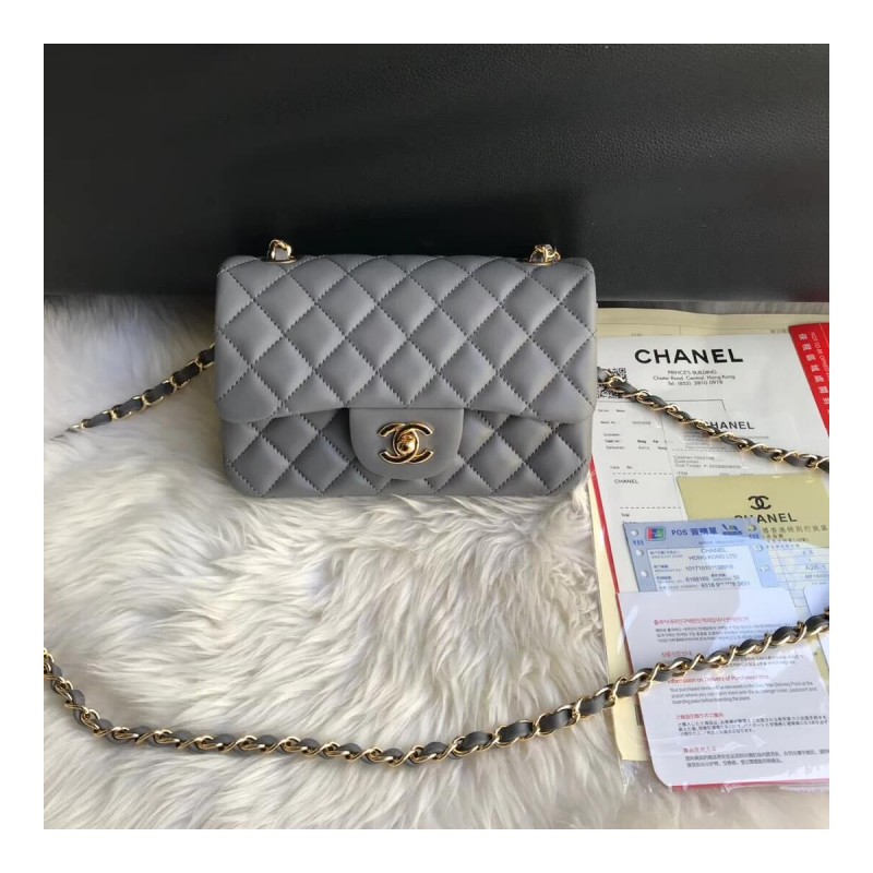 Chanel Lambskin 20cm Classic Flap Bag 1116