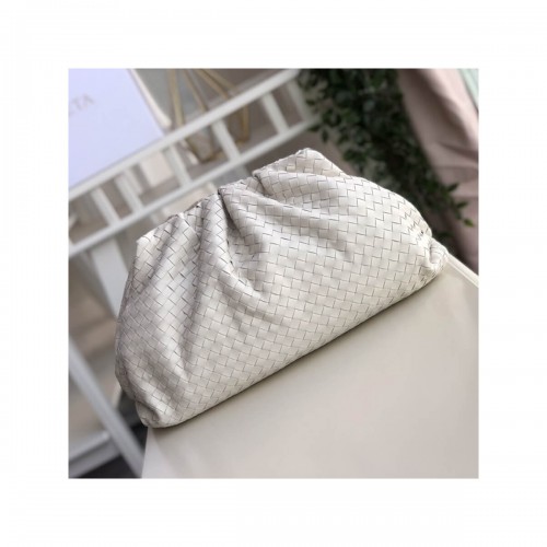 Bottega Veneta Woven Leather The Pouch Clutch 576175