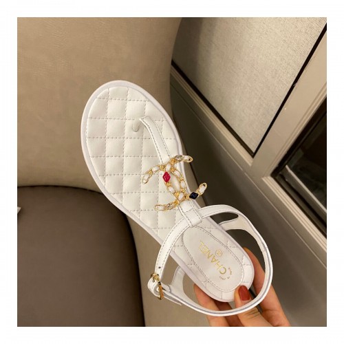 Chanel Quilted Double C Sandal G36238